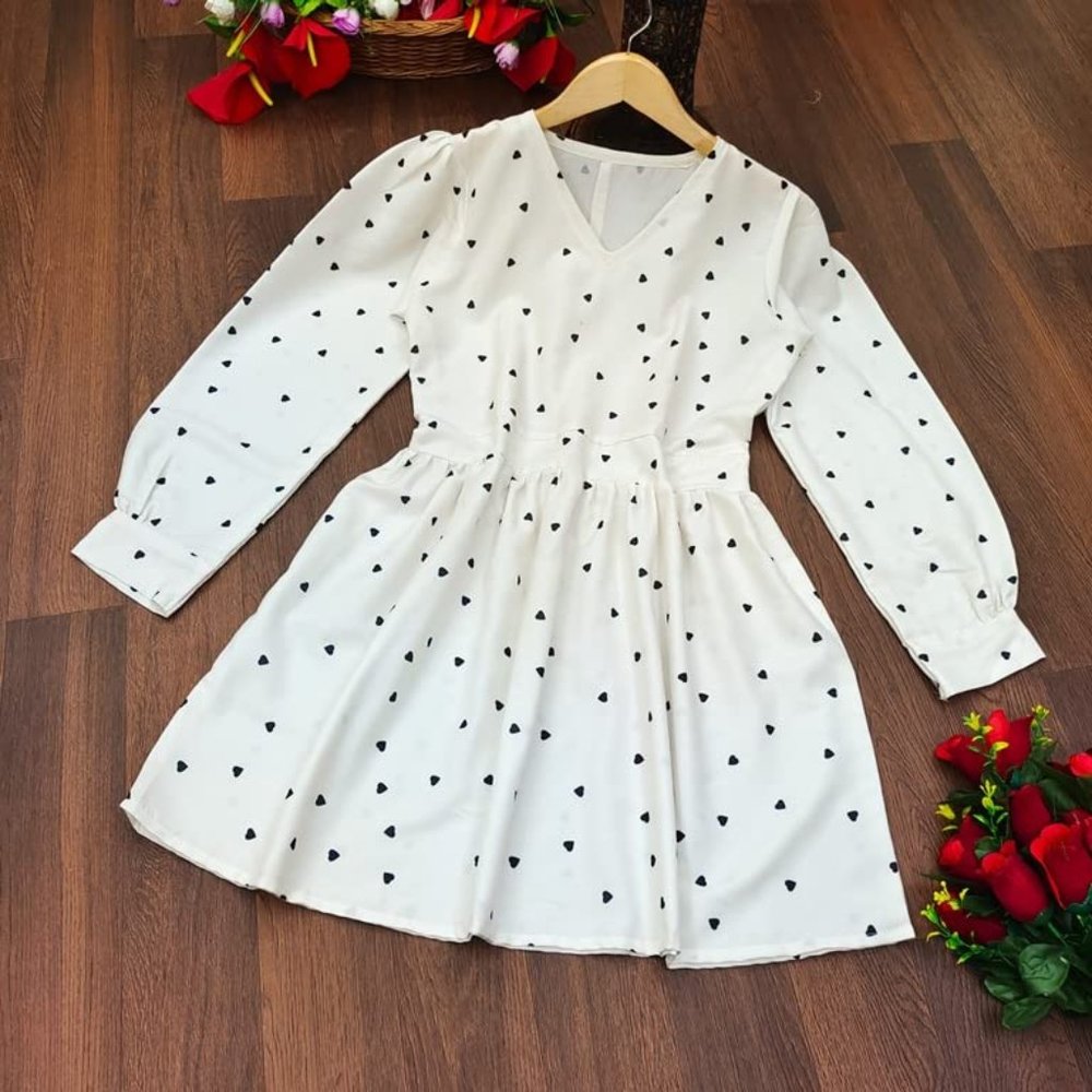Western Dresses for Women | A-Line Above Knee-Length Dress | Western Dress for W